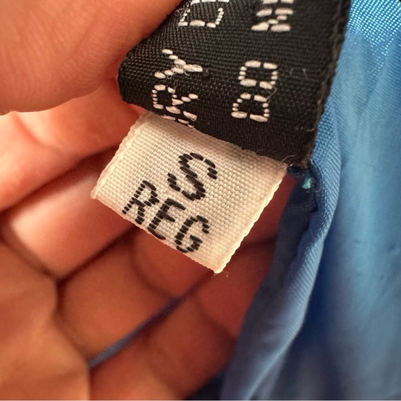 vintage London Fog Glacial Fog Puffer Ski Jacket Turquoise purple plaid womens S - Picture 5 of 9